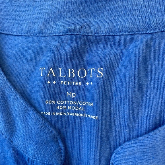 Blue Talbots blouse/top - Picture 4 of 4
